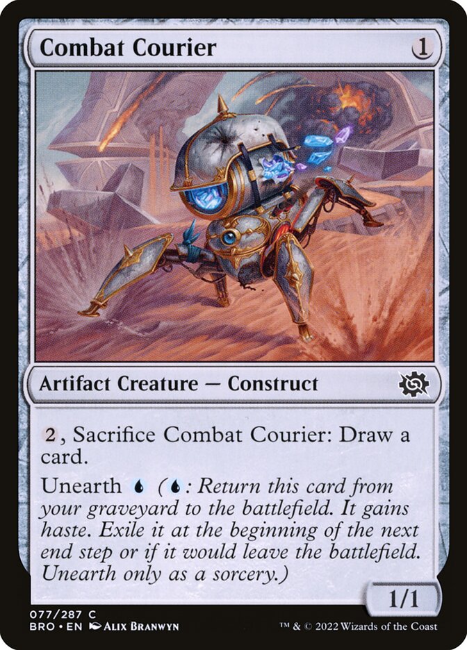 Combat Courier - (Foil): The Brothers' War