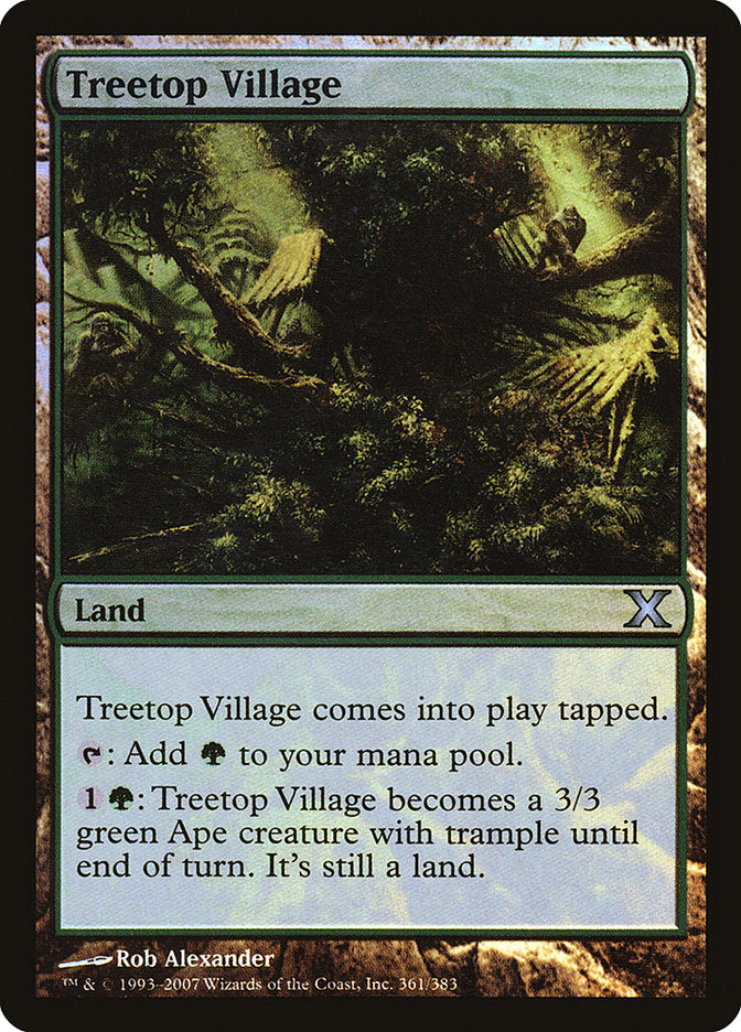 Treetop Village - (Foil): Tenth Edition