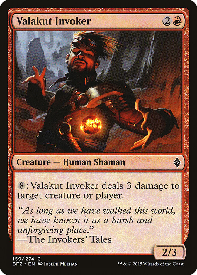 Valakut Invoker - (Foil): Battle for Zendikar