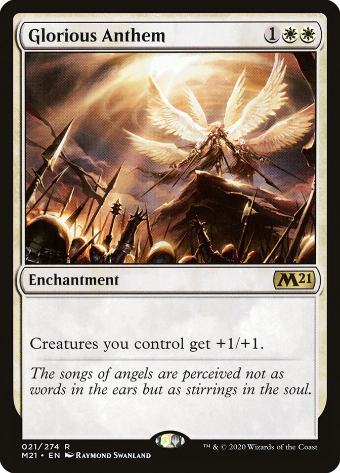 Glorious Anthem - (Foil): Core Set 2021