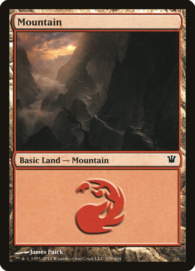Mountain (#259) - (Foil): Innistrad
