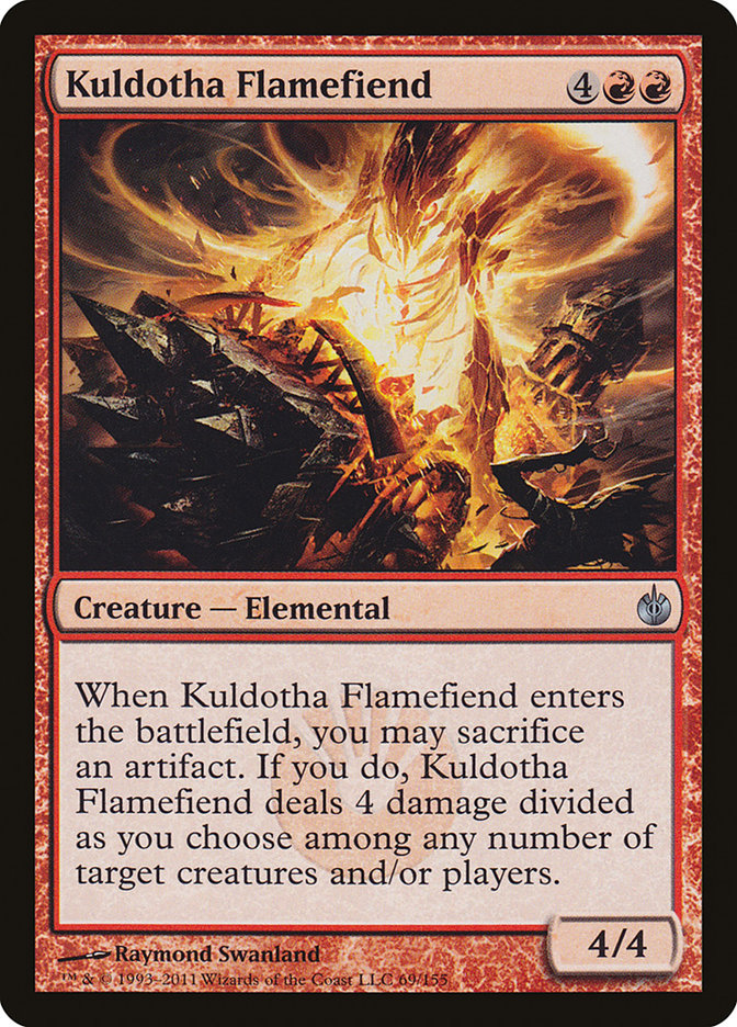 Kuldotha Flamefiend: Mirrodin Besieged