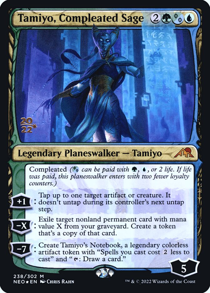 Tamiyo, Compleated Sage: Kamigawa: Neon Dynasty Promos