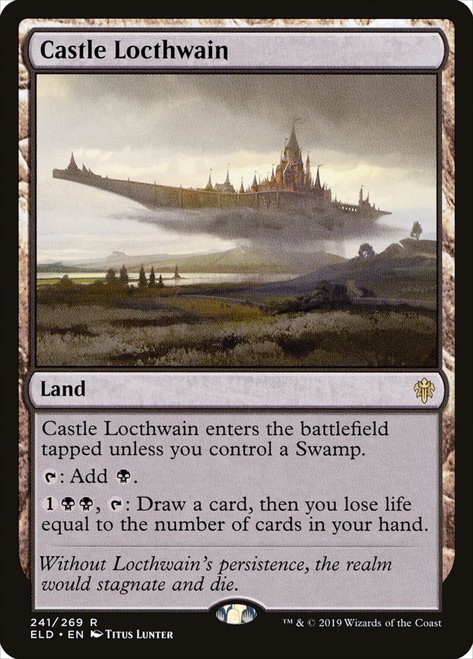 Castle Locthwain - (Foil): Throne of Eldraine