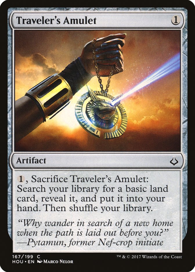 Traveler's Amulet - (Foil): Hour of Devastation