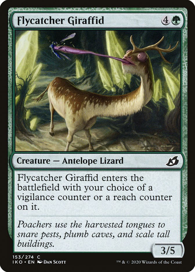 Flycatcher Giraffid - (Foil): Ikoria: Lair of Behemoths
