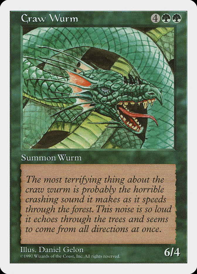 Craw Wurm: Fifth Edition