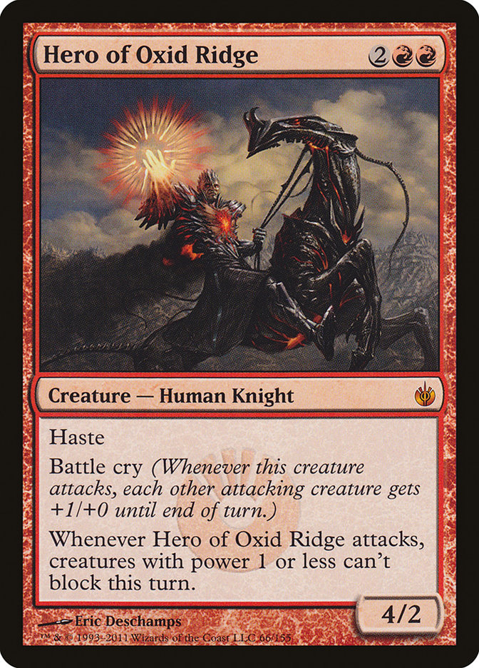 Hero of Oxid Ridge: Mirrodin Besieged