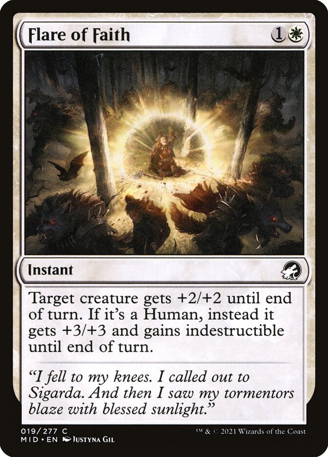 Flare of Faith: Innistrad: Midnight Hunt