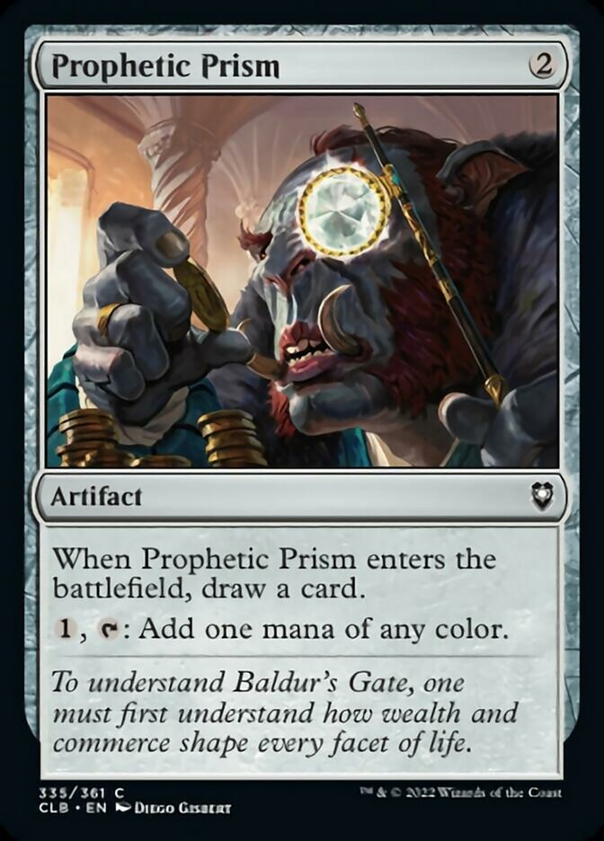 Prophetic Prism - (Foil): Commander Legends: Battle for Baldur's Gate