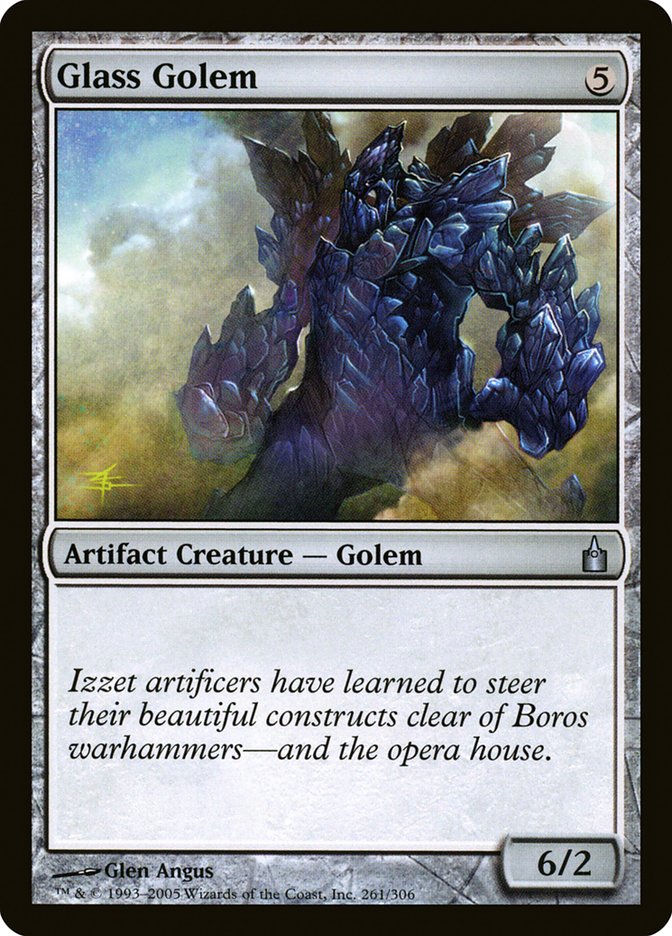 Glass Golem: Ravnica: City of Guilds