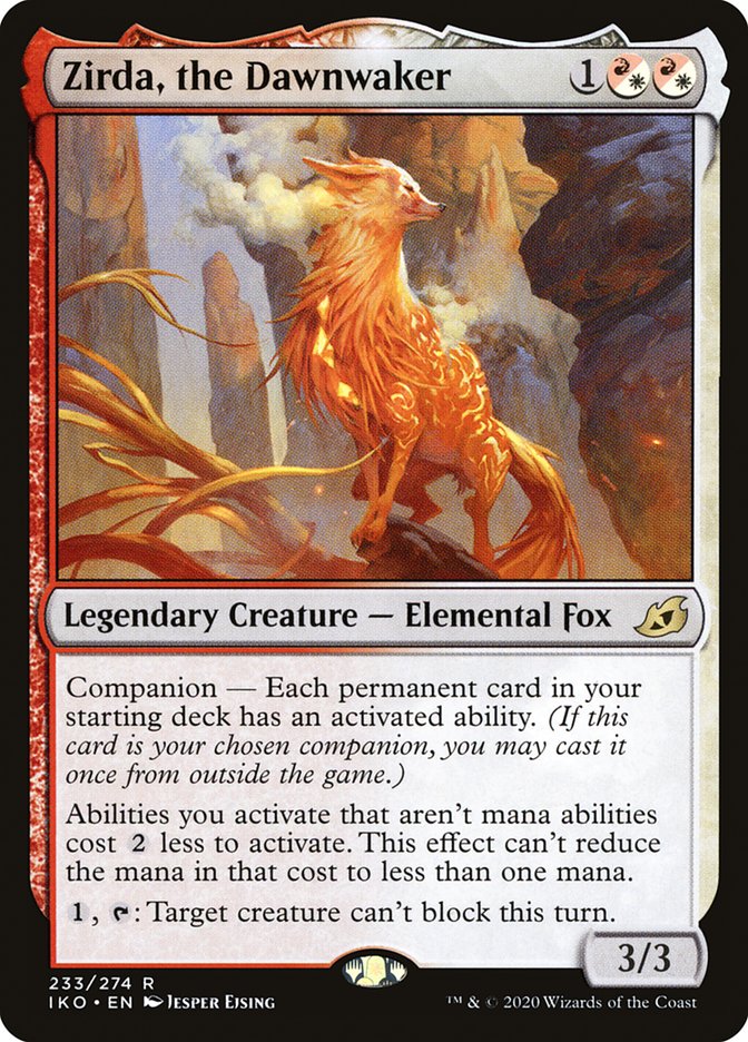 Zirda, the Dawnwaker - (Foil): Ikoria: Lair of Behemoths
