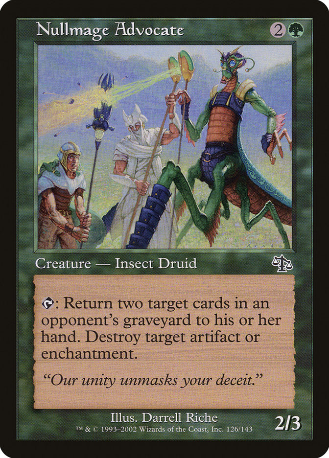 Nullmage Advocate - (Foil): Judgment