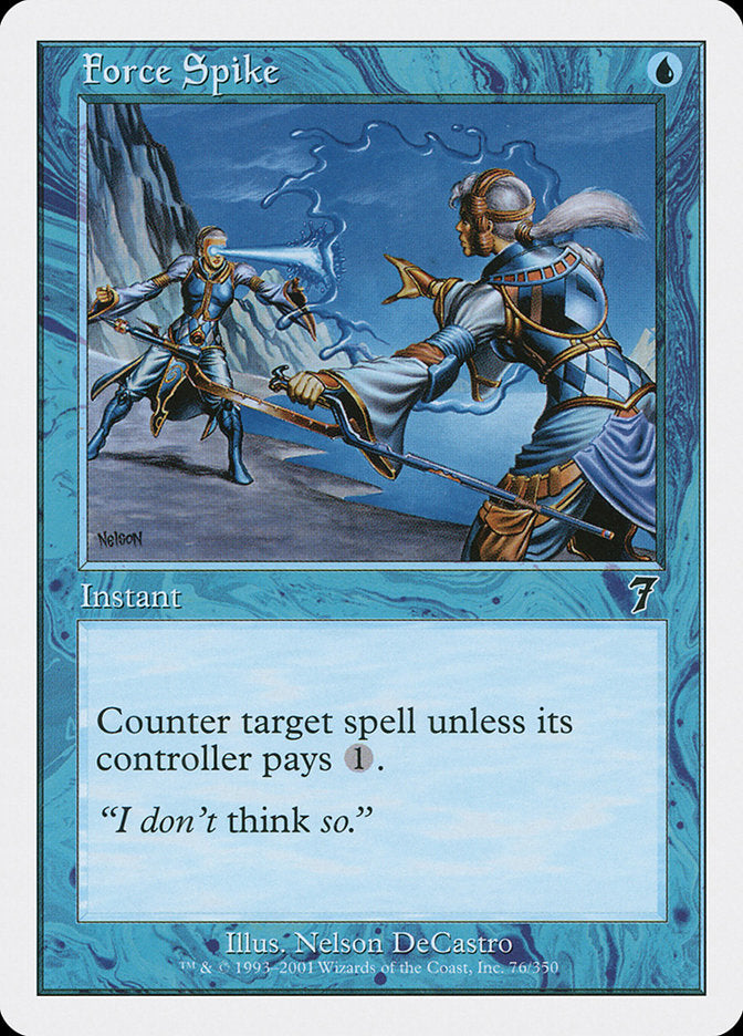Force Spike - (Foil): Seventh Edition