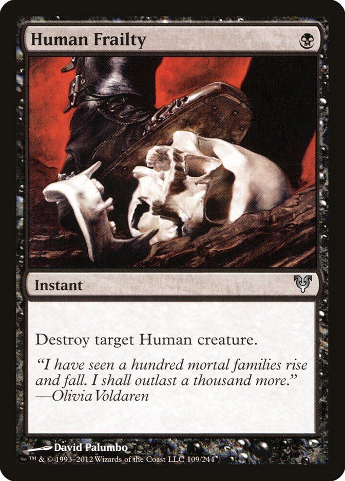 Human Frailty - (Foil): Avacyn Restored