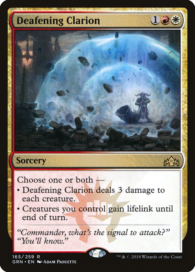 Deafening Clarion: Guilds of Ravnica