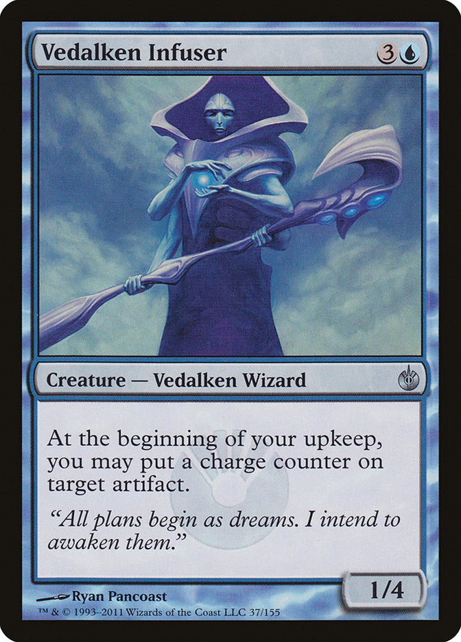 Vedalken Infuser - (Foil): Mirrodin Besieged