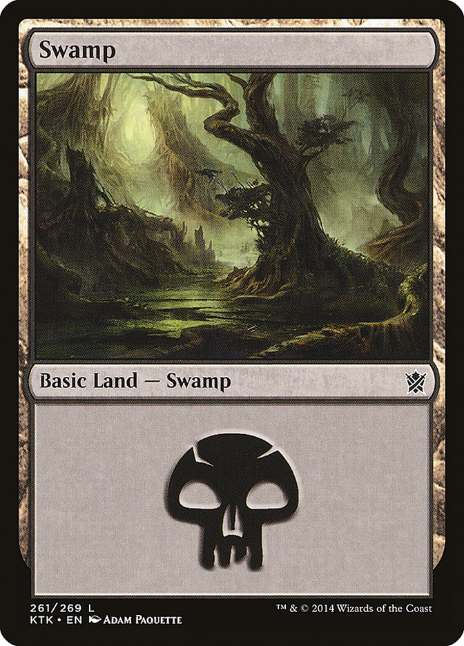 Swamp (#261): Khans of Tarkir