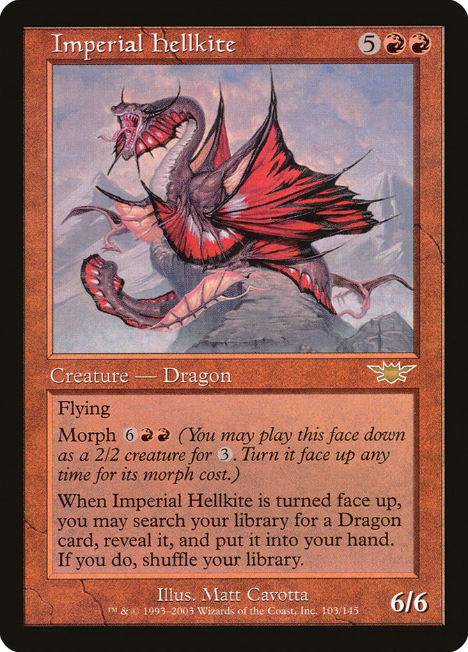 Imperial Hellkite - (Foil): Legions