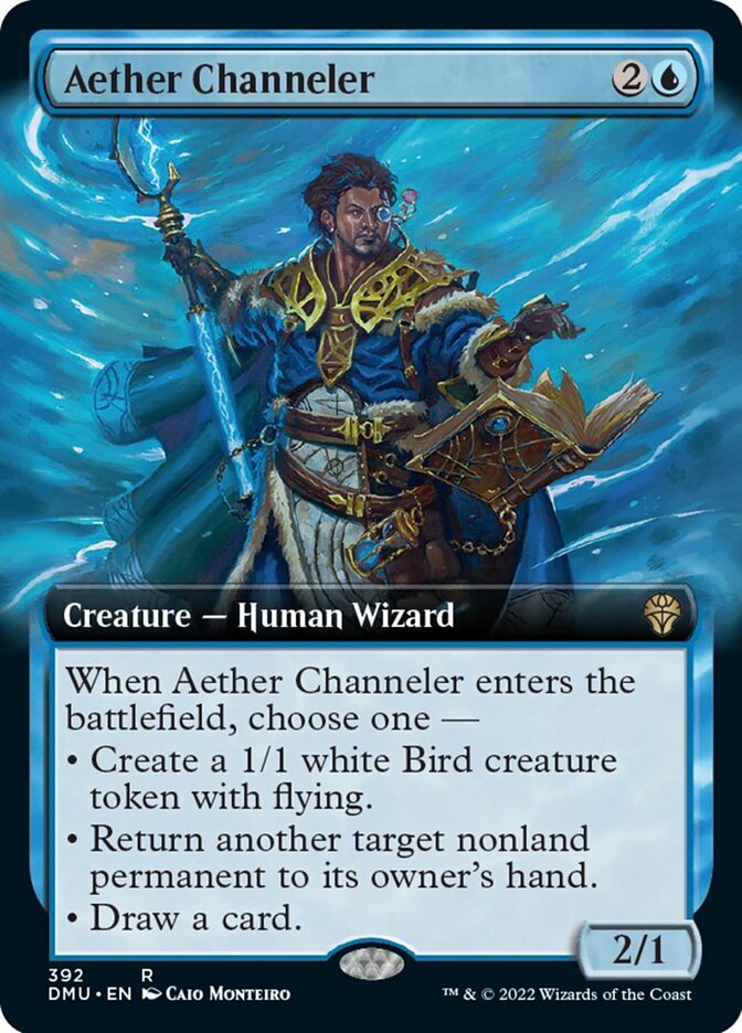 Aether Channeler (Extended Art) - (Foil): Dominaria United
