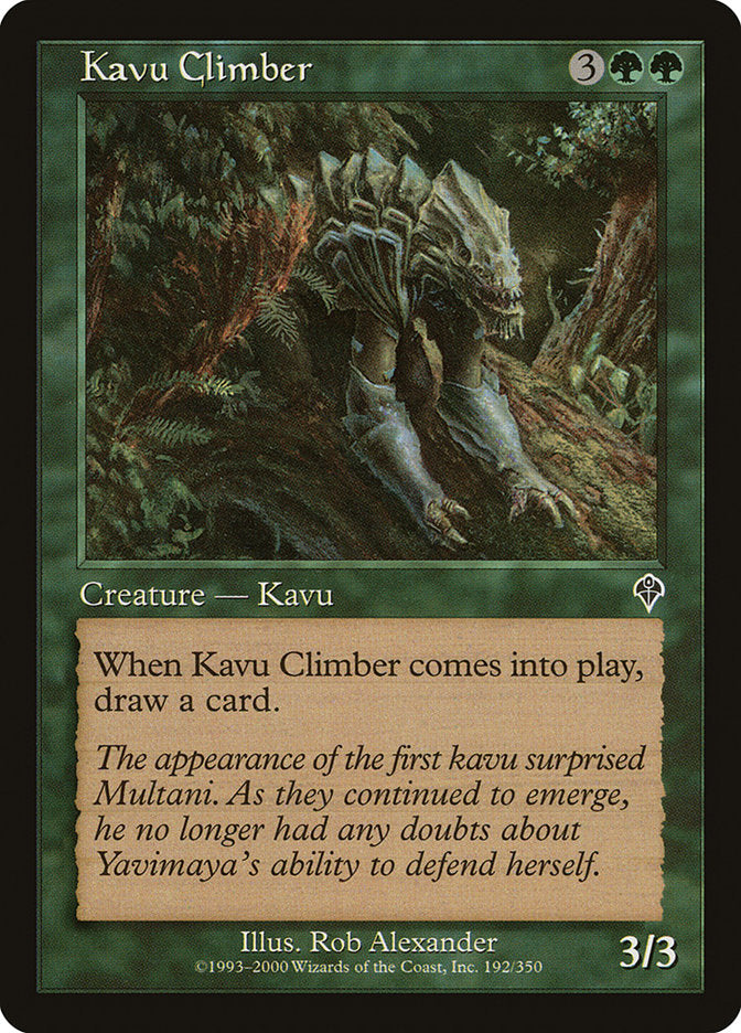 Kavu Climber - (Foil): Invasion