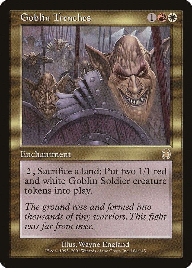 Goblin Trenches - (Foil): Apocalypse
