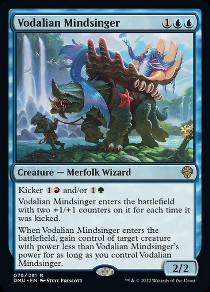 Vodalian Mindsinger - (Foil): Dominaria United