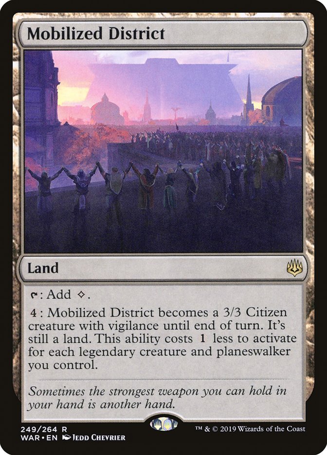 Mobilized District - (Foil): War of the Spark