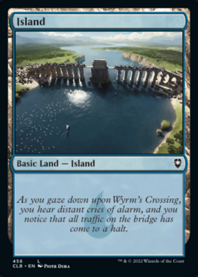 Island (#456) - (Foil): Commander Legends: Battle for Baldur's Gate