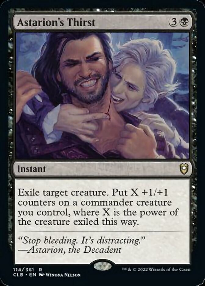 Astarion's Thirst - (Foil): Commander Legends: Battle for Baldur's Gate