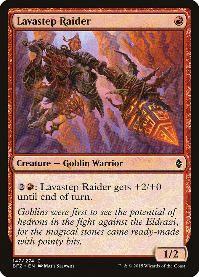 Lavastep Raider: Battle for Zendikar