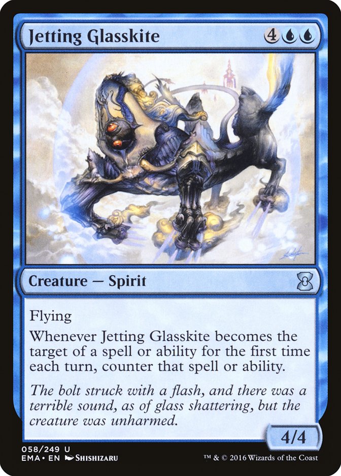 Jetting Glasskite - (Foil): Eternal Masters