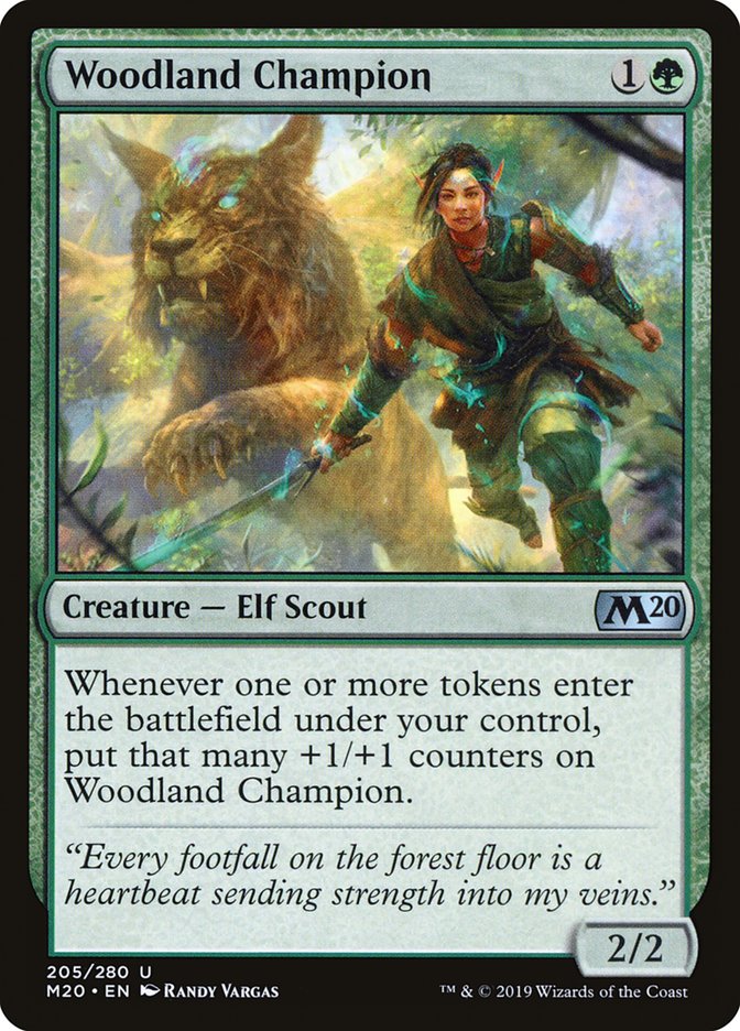 Woodland Champion - (Foil): Core Set 2020