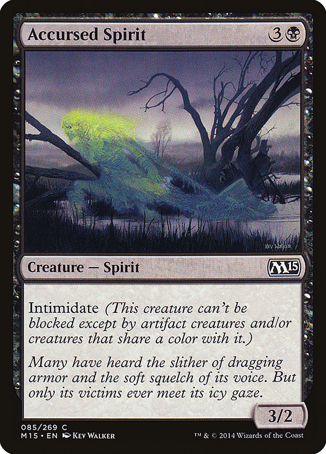 Accursed Spirit - (Foil): Magic 2015