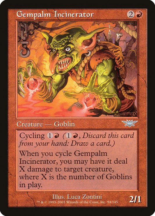 Gempalm Incinerator: Legions