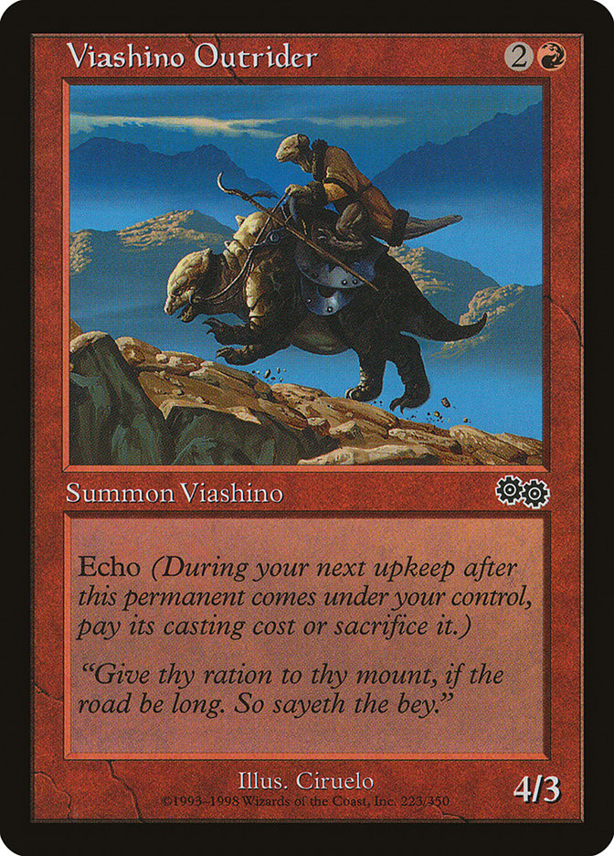 Viashino Outrider: Urza's Saga