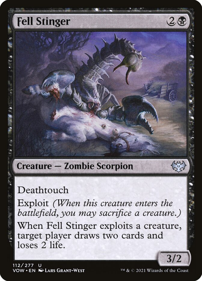 Fell Stinger - (Foil): Innistrad: Crimson Vow