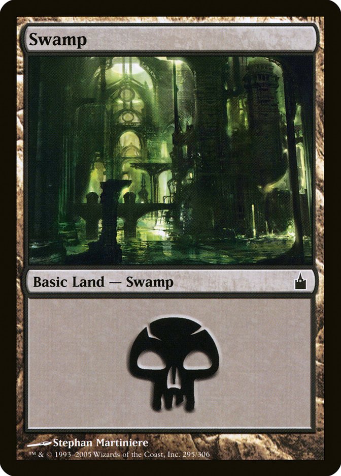 Swamp (#295) - (Foil): Ravnica: City of Guilds