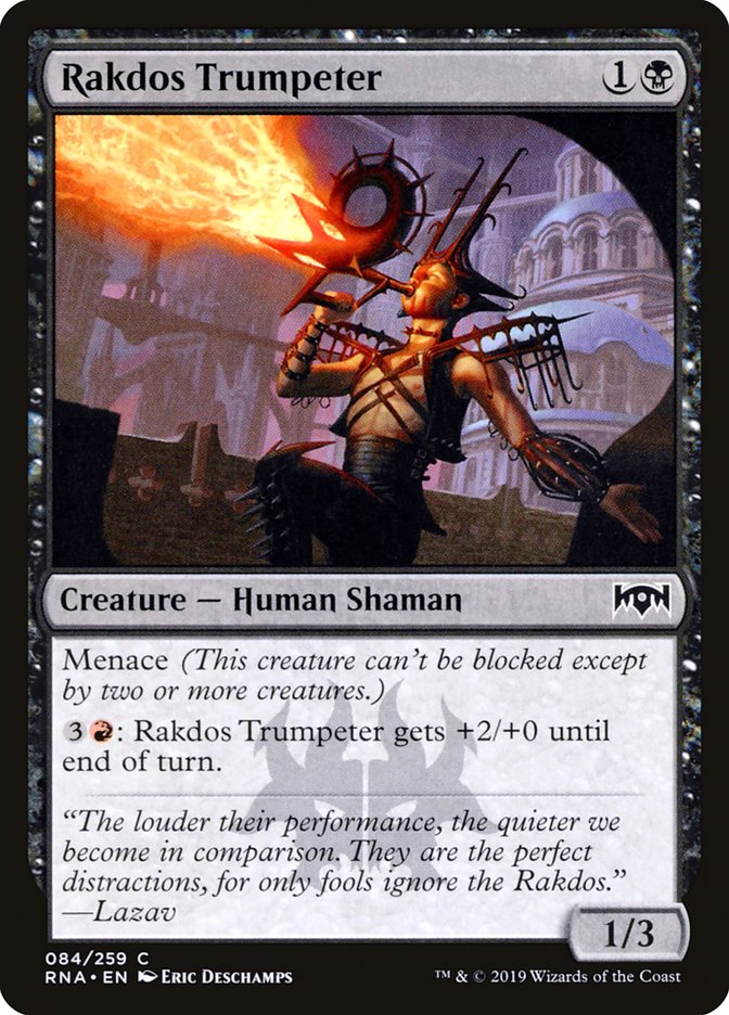 Rakdos Trumpeter: Ravnica Allegiance