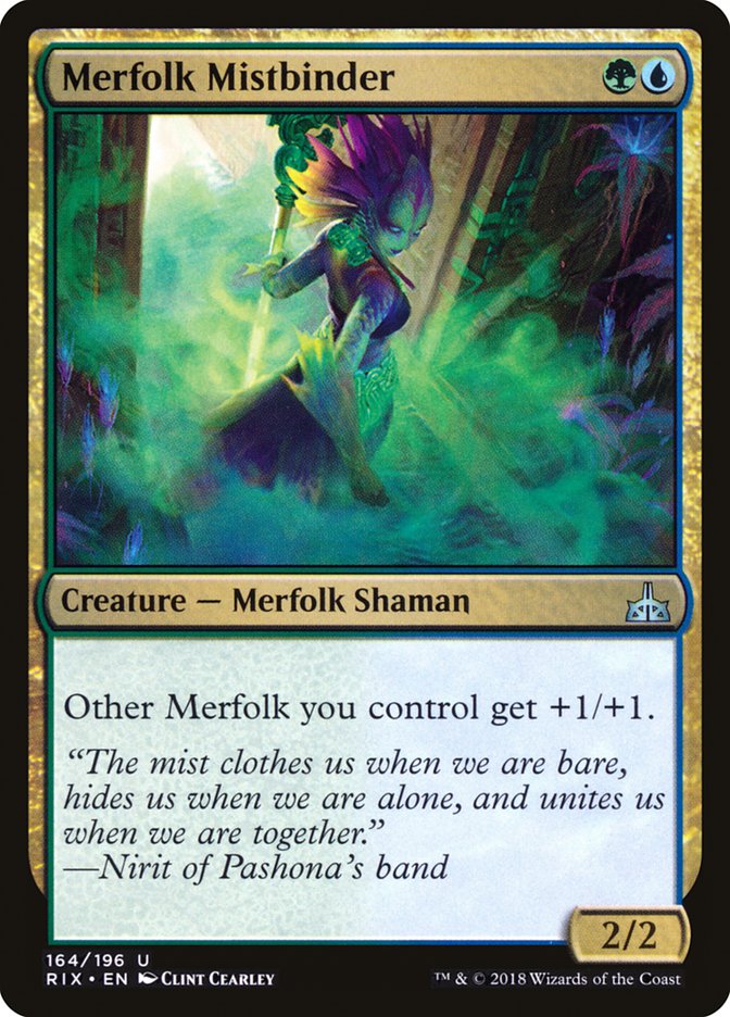 Merfolk Mistbinder: Rivals of Ixalan