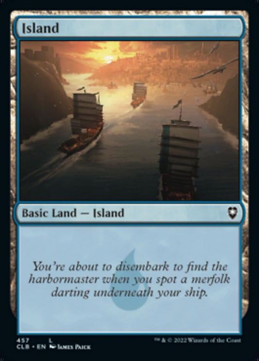 Island (#457) - (Foil): Commander Legends: Battle for Baldur's Gate