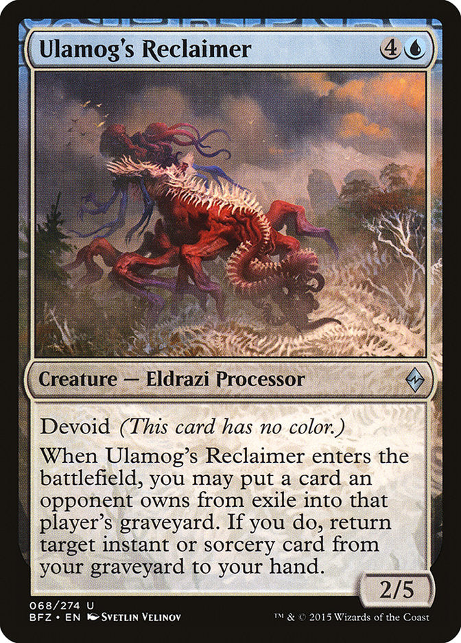 Ulamog's Reclaimer - (Foil): Battle for Zendikar