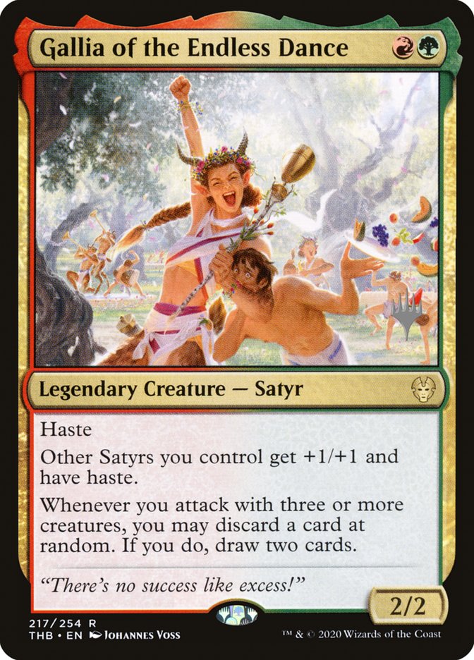 Gallia of the Endless Dance (Promo Pack) (Theros Beyond Death) - (Foil): Theros Beyond Death Promos