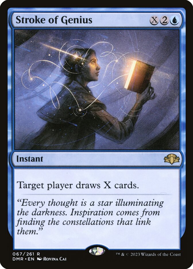Stroke of Genius - (Foil): Dominaria Remastered
