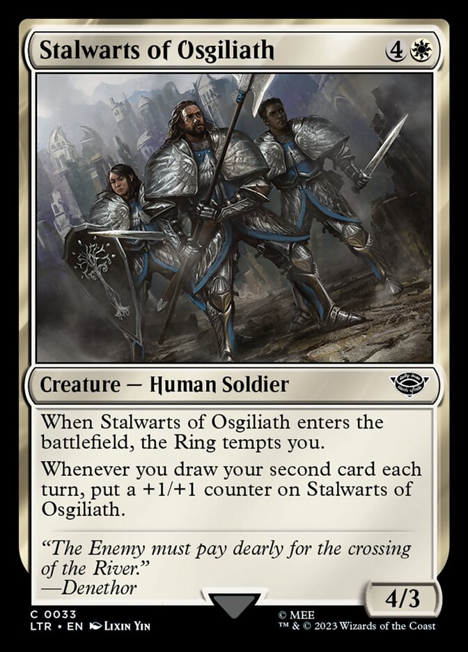 Stalwarts of Osgiliath - (Foil): The Lord of the Rings: Tales of Middle-earth