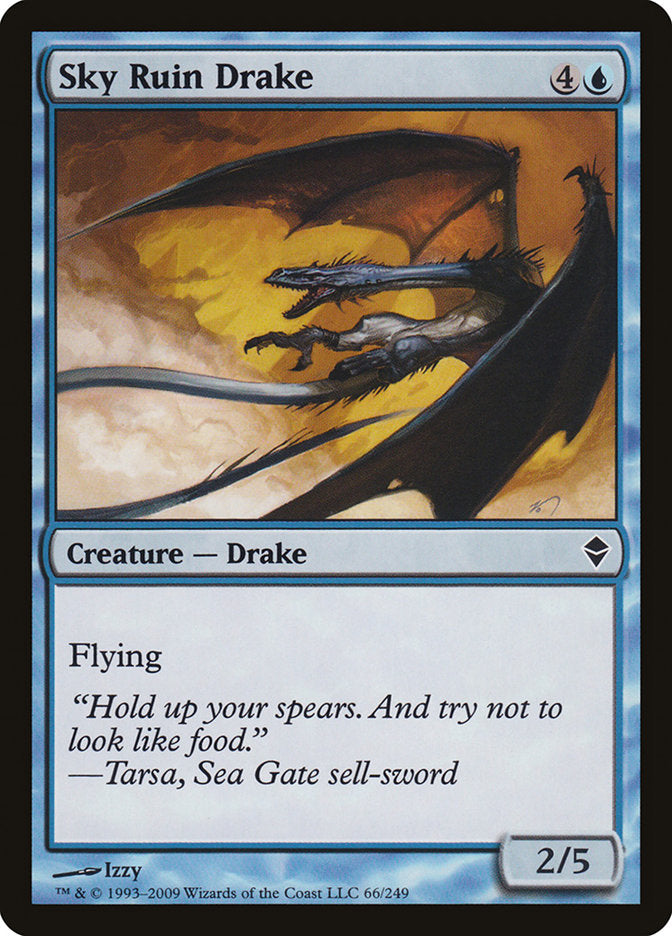 Sky Ruin Drake: Zendikar