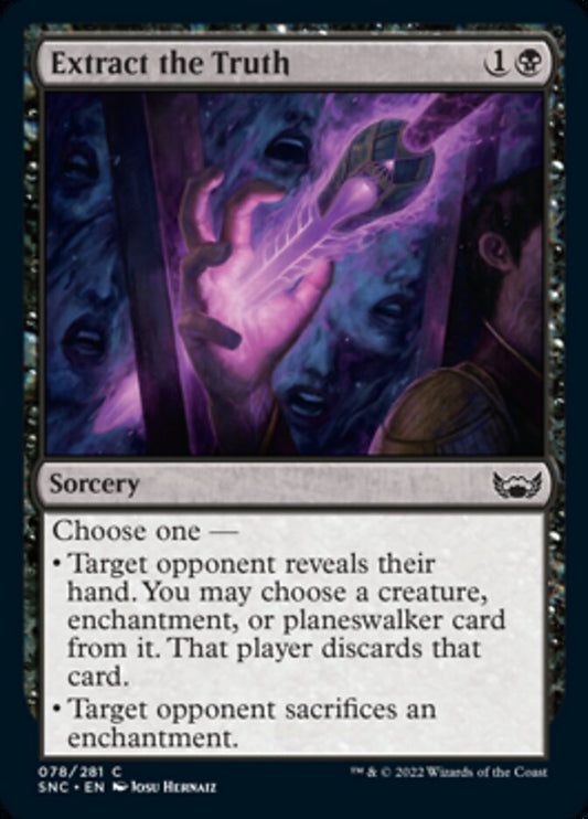 Extract the Truth - (Foil): Streets of New Capenna