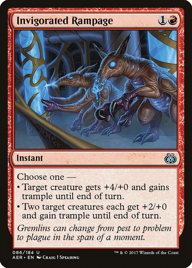 Invigorated Rampage - (Foil): Aether Revolt