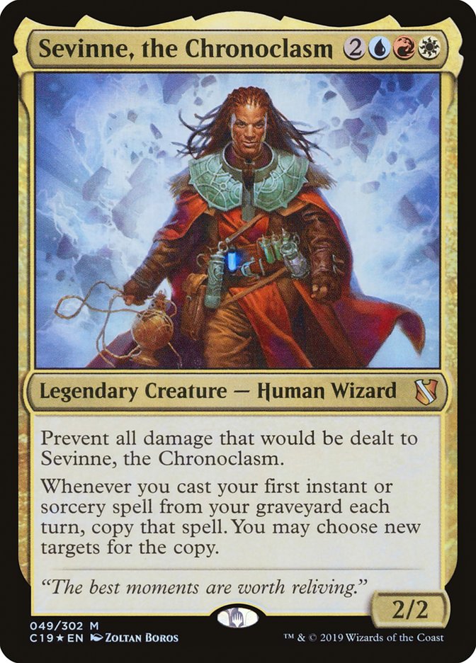 Sevinne, the Chronoclasm - (Foil): Commander 2019