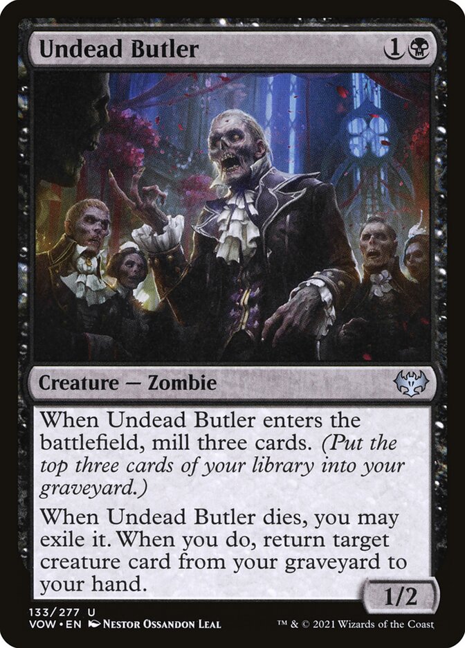 Undead Butler - (Foil): Innistrad: Crimson Vow